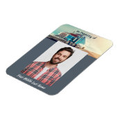 Christliches Memorial Sattelschlepper Magnet (Linke Seite)