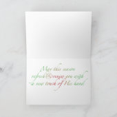 Christliches Menora Feiertagskarte (Innenseite)