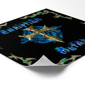 christliches Metall Poster (Ecke)