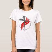 Christliches/Methodistenkreuz T-Shirt (Vorderseite)