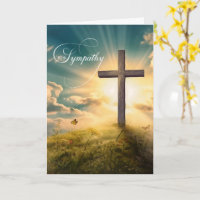 Christliches Mitgefühl Religiöses Kreuz auf einem