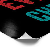 Christliches Motorrad Mens Cool Funny Vintag Faith Poster (Ecke)