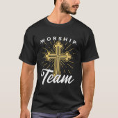 Christliches Musikgeschenk für ein Worship-Team T-Shirt (Vorderseite)