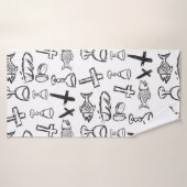 Christliches Muster Badehandtuch (Badehandtuch)
