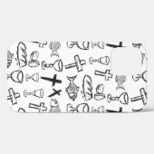 Christliches Muster Case-Mate iPhone Hülle (Rückseite (Horizontal))