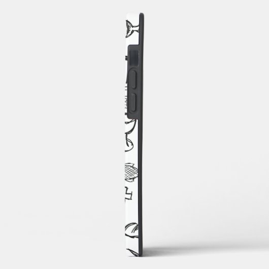 Christliches Muster Case-Mate iPhone Hülle (Rückseite / Links)