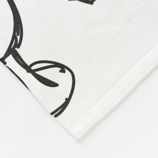 Christliches Muster Fleecedecke (Ecke)