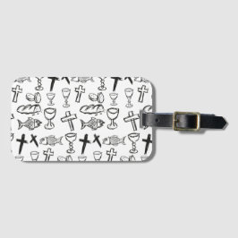Christliches Muster Gepäckanhänger