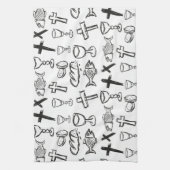 Christliches Muster Geschirrtuch (Vertikal)