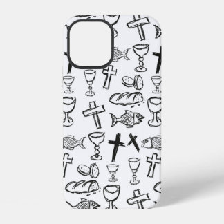 Christliches Muster iPhone 12 Hülle