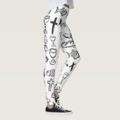 Christliches Muster Leggings (Rechts)