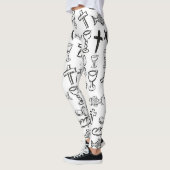Christliches Muster Leggings (Links)