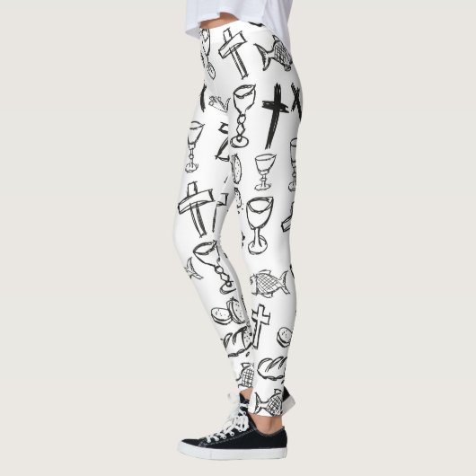 Christliches Muster Leggings (Links)
