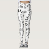 Christliches Muster Leggings (Vorderseite)