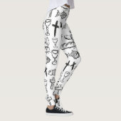 Christliches Muster Leggings (Rechts)