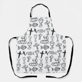 Christliches Muster Schürze (Vorderseite)