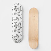 Christliches Muster Skateboard (Vorderseite)