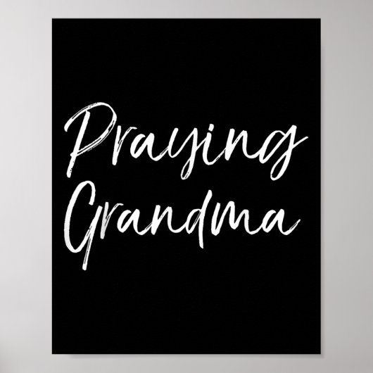 Christliches Muttertagsgeschenk Gebetskrieger bete Poster (Vorne)