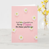 Christliches Muttertagsgeschenk Geschenk für Mama Karte (Gelbe Blume)