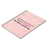 Christliches Muttertagsgeschenk Geschenk für Mama Notizblock (Linke Seite)