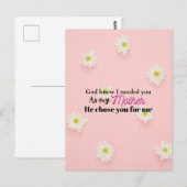 Christliches Muttertagsgeschenk Geschenk für Mama  Postkarte (Vorne/Hinten)