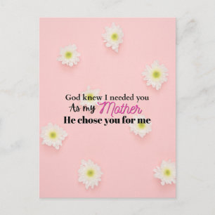 Christliches Muttertagsgeschenk Geschenk für Mama  Postkarte