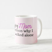 Christliches Muttertagsgeschenk Glaube Mutter Zita Kaffeetasse (VorderseiteRechts)