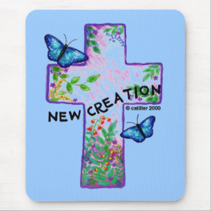 Christliches neues Kreuz Mousepad