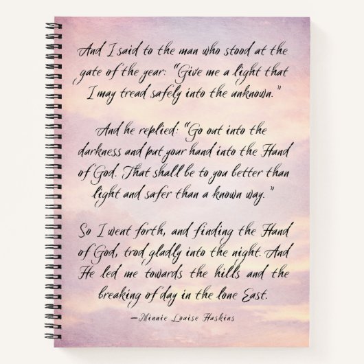 Christliches Neujahrsblattdatum des Jahres Notizblock (Vorderseite)