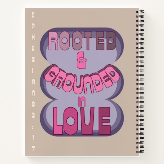 Christliches Notebook/BibelstudienNotebook Notizblock (Rückseite)