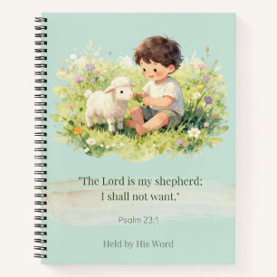 Christliches Notizbuch Psalm 23