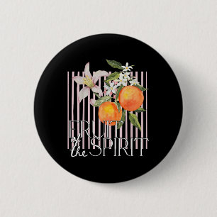 Christliches Obst aus dem Geist Vintages Obstorn Button