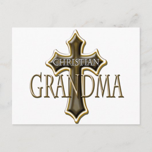 Christliches Oma Postkarte (Vorderseite)