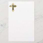 Christliches orthodoxe Kreuz Briefpapier (Vorderseite)