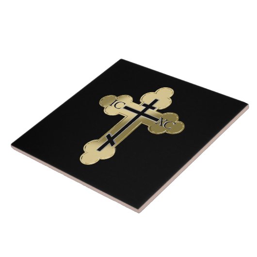 Christliches orthodoxe Kreuz Fliese (Seite)