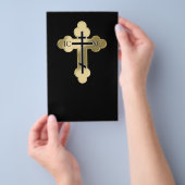 Christliches orthodoxe Kreuz Flyer (Handgriff)