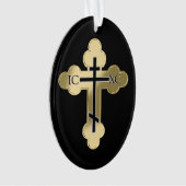 Christliches orthodoxe Kreuz Ornament (Vorderseite)