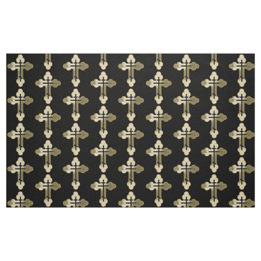 Christliches orthodoxe Kreuz Stoff (Fat Quarter (45,7 x 55,9 cm))