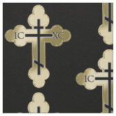 Christliches orthodoxe Kreuz Stoff (Nahaufnahme)