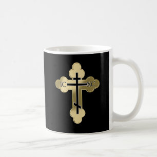 Christliches orthodoxes Kreuz Kaffeetasse
