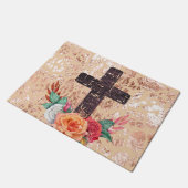 Christliches Osterfest Jesus Baptist katholische L Fußmatte (Schrägansicht)