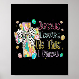 Christliches Ostergebäck T-Shirt Jesus Lieben Me I Poster