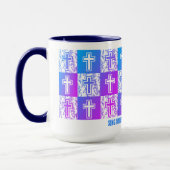 Christliches Osterkreuz Tasse (Links)