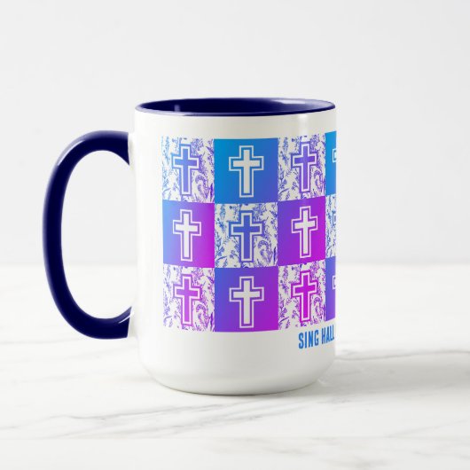 Christliches Osterkreuz Tasse (Links)