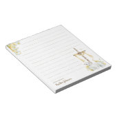 Christliches Osterlamm Notizblock (angewinkelt)