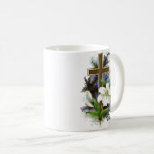 ~ christliches Ostern QuerMug~ Kaffeetasse (VorderseiteRechts)