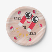 Christliches Party-Festspielgeschirr Pappteller (Vorderseite)