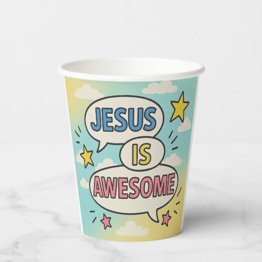 Christliches Party Pappbecher (Rückseite)