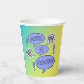 Christliches Party Pappbecher (Vorderseite)