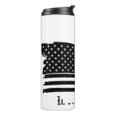 *~* Christliches Patriotisches Kreuz AP16 Distress Thermosbecher (Nach links gedreht)